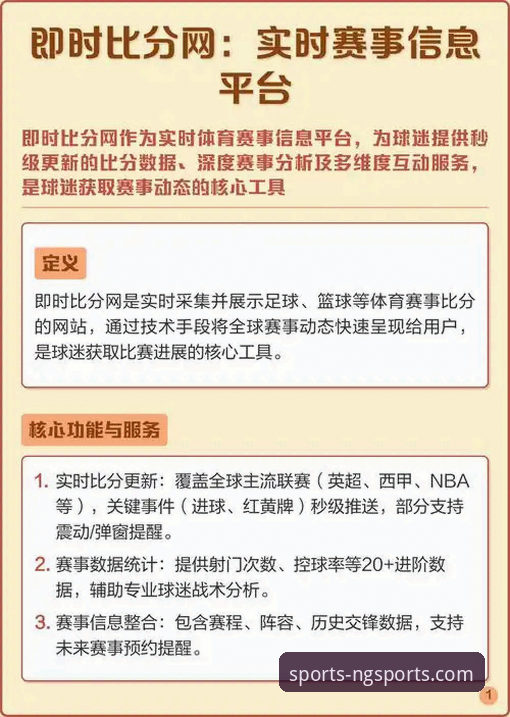 实时赛事比分 南宫体育平台实时赛事比分功能深度评测与使用教程